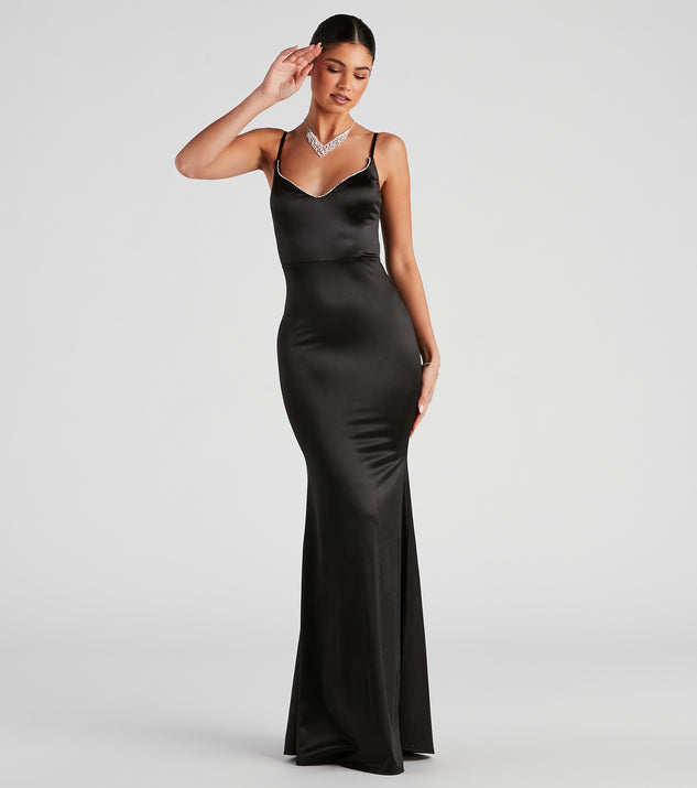Elizabeth Formal Satin Mermaid Dress Elizabeth Formal Satin Mermaid Dress
