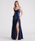 Winslow Formal Satin Lace-Up Dress & Windsor