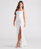 Celebrate in style with the Gabrielle Formal Sequin Long Dress, a formal wedding guest dress featuring an elegant silhouette and luxe details, perfect for a black-tie celebration.
