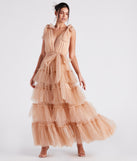Mabelle Formal Tulle A-Line Dress creates the perfect summer wedding guest dress or cocktail party dresss with stylish details in the latest trends for 2023!