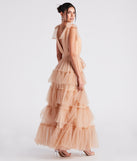 Mabelle Formal Tulle A-Line Dress creates the perfect summer wedding guest dress or cocktail party dresss with stylish details in the latest trends for 2023!