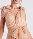 Mabelle Formal Tulle A-Line Dress creates the perfect summer wedding guest dress or cocktail party dresss with stylish details in the latest trends for 2023!