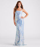 Camilla Formal Sequin Lace-Up Mermaid Dress provides a stylish fall wedding guest dress, the perfect dress for graduation, or a cocktail party look in the latest trends for 2024!