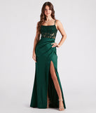 Mikayla Formal Lace Sequin Mermaid Dress is a gorgeous pick as your 2024 prom dress or formal gown for wedding guests, spring bridesmaids, or army ball attire!