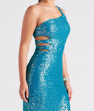 Effie Formal Sequin Cutout Mermaid Dress creates the perfect summer wedding guest dress or cocktail party dresss with stylish details in the latest trends for 2023!
