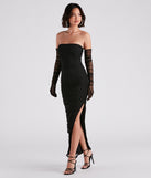 Wren Strapless Ruched Formal Dress And Gloves Set creates the perfect summer wedding guest dress or cocktail party dresss with stylish details in the latest trends for 2023!