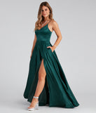 Juliet Formal High Slit Dress 2 provides a stylish spring wedding guest dress, the perfect dress for graduation, or a cocktail party look in the latest trends for 2024!