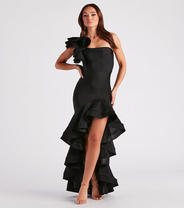 KAUFMANFRANCO One-shoulder Violet Dress Size 4 - Dresses