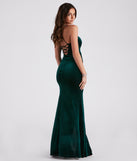 Carla Formal Velvet Mermaid Dress creates the perfect summer wedding guest dress or cocktail party dresss with stylish details in the latest trends for 2023!