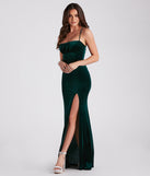 Carla Formal Velvet Mermaid Dress creates the perfect summer wedding guest dress or cocktail party dresss with stylish details in the latest trends for 2023!