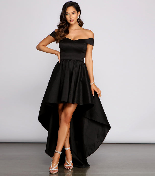 Ora Taffeta Gown is a stunning choice for a bridesmaid dress or maid of honor dress, and to feel beautiful at Prom 2023, spring weddings, formals, & military balls!