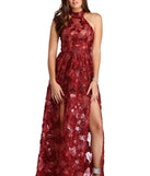 The Kalea Fiery Sunset Dress is a gorgeous pick as your 2023 prom dress or formal gown for wedding guest, spring bridesmaid, or army ball attire!