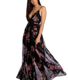 Valentina Chiffon Floral Dress is a stunning choice for a bridesmaid dress or maid of honor dress, and to feel beautiful at Prom 2023, spring weddings, formals, & military balls!