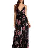 Valentina Chiffon Floral Dress is a stunning choice for a bridesmaid dress or maid of honor dress, and to feel beautiful at Prom 2023, spring weddings, formals, & military balls!