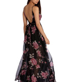 Valentina Chiffon Floral Dress is a stunning choice for a bridesmaid dress or maid of honor dress, and to feel beautiful at Prom 2023, spring weddings, formals, & military balls!