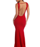 The Bailey Open Back Crepe Dress is a gorgeous pick as your 2023 prom dress or formal gown for wedding guest, spring bridesmaid, or army ball attire!