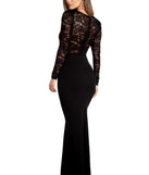 The Kennedi Lace Illusion Dress is a gorgeous pick as your 2023 prom dress or formal gown for wedding guest, spring bridesmaid, or army ball attire!