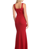 Melina Pleated Crepe Mermaid Dress is a stunning choice for a bridesmaid dress or maid of honor dress, and to feel beautiful at Prom 2023, spring weddings, formals, & military balls!