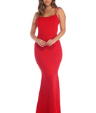 The Amy Crepe Open Lattice Back Dress is a gorgeous pick as your 2023 prom dress or formal gown for wedding guest, spring bridesmaid, or army ball attire!