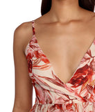 The Christina Floral Chiffon Dress is a gorgeous pick as your 2023 prom dress or formal gown for wedding guest, spring bridesmaid, or army ball attire!