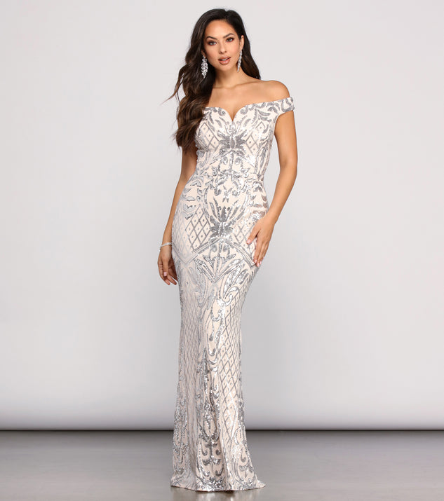 Janessa Formal Off The Shoulder Dress Janessa Formal Off The Shoulder Dress
