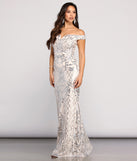 The Janessa Formal Off The Shoulder Dress is a gorgeous pick as your 2023 prom dress or formal gown for wedding guest, spring bridesmaid, or army ball attire!