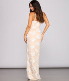 Madelyn Beaded Lace Dress is a stunning choice for a bridesmaid dress or maid of honor dress, and to feel beautiful at Prom 2023, spring weddings, formals, & military balls!