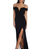 Mallory Formal Off The Shoulder Dress creates the perfect summer wedding guest dress or cocktail party dresss with stylish details in the latest trends for 2023!