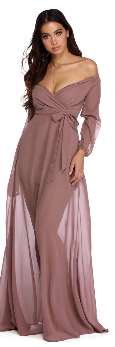 Britt Wrap Formal Floral Dress creates the perfect summer wedding guest dress or cocktail party dresss with stylish details in the latest trends for 2023!