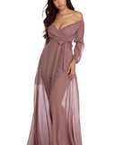 Britt Wrap Formal Floral Dress creates the perfect summer wedding guest dress or cocktail party dresss with stylish details in the latest trends for 2023!