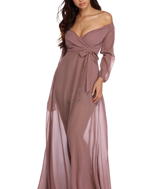 Britt Wrap Formal Floral Dress creates the perfect summer wedding guest dress or cocktail party dresss with stylish details in the latest trends for 2023!