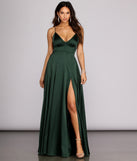 Vera Satin Lace Up Formal Dress is a gorgeous pick as your 2023 prom dress or formal gown for wedding guest, spring bridesmaid, or army ball attire!