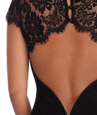 Stephanie Open Back Lace Dress is a stunning choice for a bridesmaid dress or maid of honor dress, and to feel beautiful at Prom 2023, spring weddings, formals, & military balls!