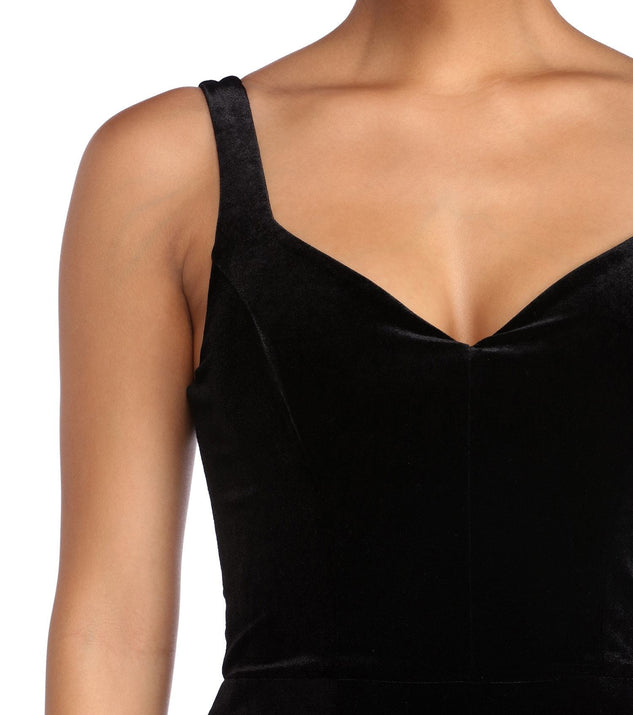 Lucille Velvet Formal Dress is a stunning choice for a bridesmaid dress or maid of honor dress, and to feel beautiful at Prom 2023, spring weddings, formals, & military balls!
