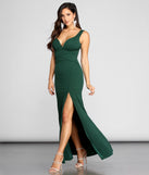 Nancy Formal High Slit Dress is a stunning choice for a bridesmaid dress or maid of honor dress, and to feel beautiful at Prom 2023, spring weddings, formals, & military balls!