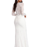 The Delilah Illusion Lace Formal Dress is a gorgeous pick as your 2023 prom dress or formal gown for wedding guest, spring bridesmaid, or army ball attire!
