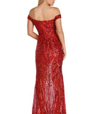 Shayla Off The Shoulder Sequin Dress is a stunning choice for a bridesmaid dress or maid of honor dress, and to feel beautiful at Prom 2023, spring weddings, formals, & military balls!