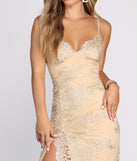 The Anastasia Lace Formal Dress is a gorgeous pick as your 2023 prom dress or formal gown for wedding guest, spring bridesmaid, or army ball attire!