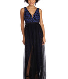 Kaydence Formal Tulle And Lace Dress is a stunning choice for a bridesmaid dress or maid of honor dress, and to feel beautiful at Prom 2023, spring weddings, formals, & military balls!