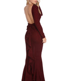 Liza Formal Ruffle Glitter Dress is a stunning choice for a bridesmaid dress or maid of honor dress, and to feel beautiful at Prom 2023, spring weddings, formals, & military balls!