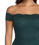 The Amy Formal Scalloped Lace Dress is a gorgeous pick as your 2023 prom dress or formal gown for wedding guest, spring bridesmaid, or army ball attire!