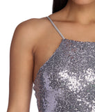 The Amari Formal Sequin Mermaid Dress is a gorgeous pick as your 2023 prom dress or formal gown for wedding guest, spring bridesmaid, or army ball attire!