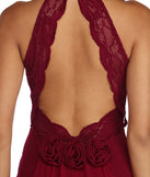 Roseanne Formal Chiffon Rosette Dress is a stunning choice for a bridesmaid dress or maid of honor dress, and to feel beautiful at Prom 2023, spring weddings, formals, & military balls!