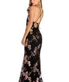 The Kaori Floral Sequins Formal Dress is a gorgeous pick as your 2023 prom dress or formal gown for wedding guest, spring bridesmaid, or army ball attire!