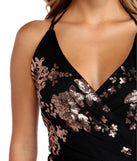 The Kaori Floral Sequins Formal Dress is a gorgeous pick as your 2023 prom dress or formal gown for wedding guest, spring bridesmaid, or army ball attire!