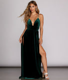 Tiana Velvet Dream Formal Dress is a stunning choice for a bridesmaid dress or maid of honor dress, and to feel beautiful at Prom 2023, spring weddings, formals, & military balls!