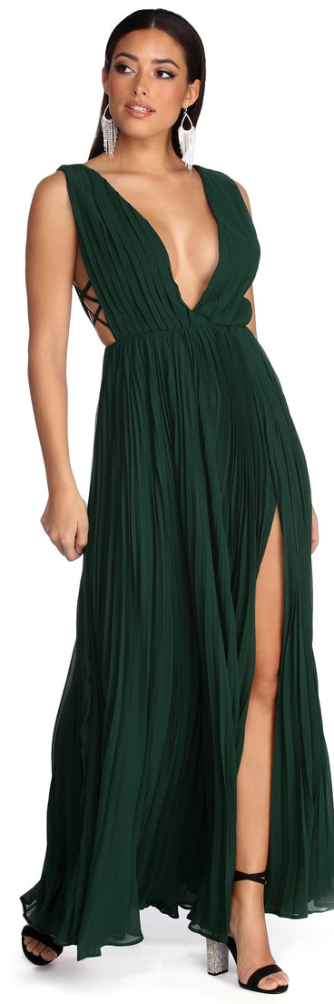 Chanel Formal Pleated Chiffon Dress creates the perfect summer wedding guest dress or cocktail party dresss with stylish details in the latest trends for 2023!