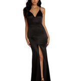 The Katrina Formal Lace And Satin Dress is a gorgeous pick as your 2023 prom dress or formal gown for wedding guest, spring bridesmaid, or army ball attire!