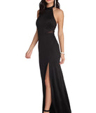 Natalia Formal High Slit Dress is a stunning choice for a bridesmaid dress or maid of honor dress, and to feel beautiful at Prom 2023, spring weddings, formals, & military balls!