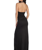 Natalia Formal High Slit Dress is a stunning choice for a bridesmaid dress or maid of honor dress, and to feel beautiful at Prom 2023, spring weddings, formals, & military balls!